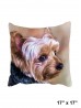 Double Sided Dog Print Cushion & Filler